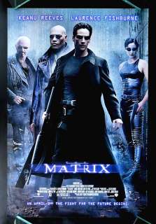 THE MATRIX *1SH ORIG MOVIE POSTER ROLLED NM DS 99  
