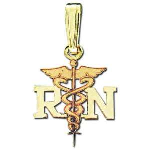  14k Gold Rn Medical Pendant Jewelry