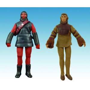  Planet of the Apes Mego Cloth Retro Cornelius & Soldier 