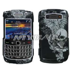  BLACKBERRY 9700 Onyx/Bold 2 Skull Wing Phone Protector 