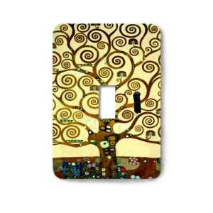  Gustav Klimt Tree of Life Decorative Steel Switchplate 