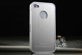   Luxury Steel Aluminum Chrome Case Cover For IPhone 4 4G 4S  