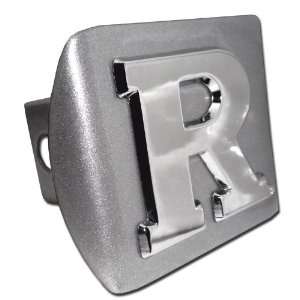  Rutgers University Scarlet Knights Brushed Silver with 