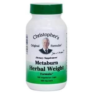  Metaburn Herbal Weight Supplement, 100 Capsules   Dr 