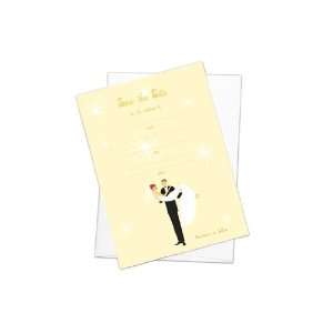  Save the Date Wedding Cards   Glamorous Couple Health 
