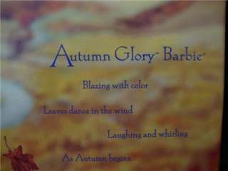 Autumn Glory Barbie #3 Enchanted Seasons Collection  