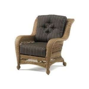 com Kate All Weather Wicker Stackable Chair with Rave Cherry Cushions 