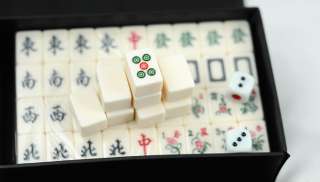Travel Board Game Mini Chinese Mahjong Set  
