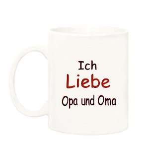 Ich Liebe Oma und Opa German Saying Mug