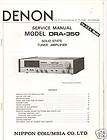Denon Original DRA 565RD 365R Receivers Owners Manual  