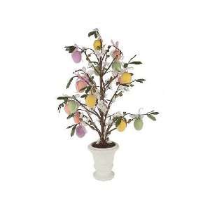  24 Sugared Easter Egg Tree with Blossoms By Valerie