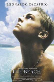 BEACH (Leonardo DiCaprio) MOVIE POSTER The  