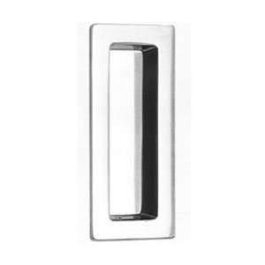   Flush Pull Pocket Door Latch Interior Door Hardware   Polished Chrome
