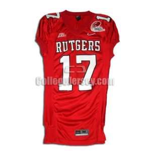  Insight Bowl Rutgers football jersey #17 Sports 