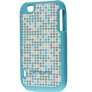   Mobile HTC MyTouch Polka Dot Blue Turquoise Cell Phones & Accessories