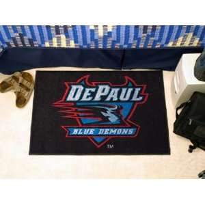   Blue Demons Chromo Jet Printed Rectangular Area Rug Floor Mat Home