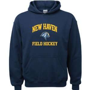 New Haven Chargers Navy Youth Field Hockey Arch Hooded Sweatshirt