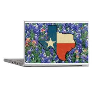   Laptop Notebook 17 Skin Cover Texas Flag Bluebonnets 