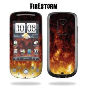  Vinyl Skin Decal for HTC HERO   Firestorm Cell Phones & Accessories