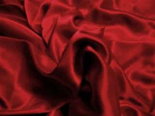   PC Burgundy Charmeuse Silky Satin Bed Sheets Set Twin Full Queen King