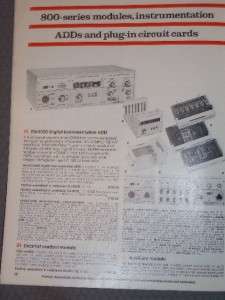 Vtg Heath/Schlumberger Instruments Catalog~Testers  