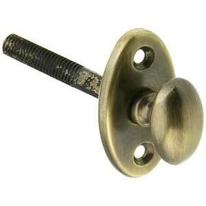  Door Spindle. Closet Spindle with Oval Knob and Backplate 