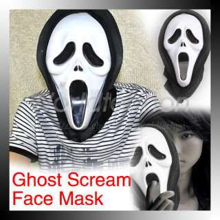 Fearsome Face Faces Scream Mask FunWorld Div Under Chin Tagged Mask 