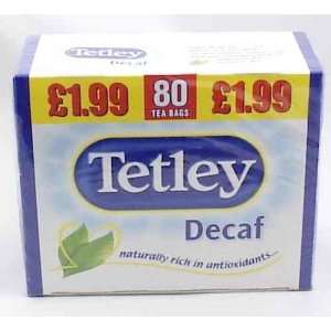  Tetley Decaf Tea Bags 80ct 