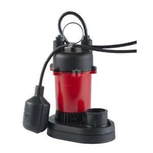   SP25T 1/4 HP Plastic Sump Pump with Tethered Switch