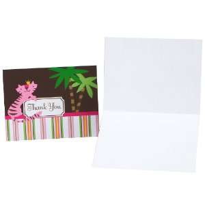  Lets Party By Hallmark Queen of the Jungle Thank You Notes 
