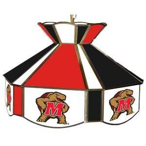  Maryland Terrapins College Stained Glass Bar Light