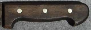 Vintage ERNST ROTTGEN Large 15.75 CARBON Steel BUTCHER KNIFE Solingen 