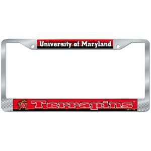  Maryland Terps NCAA Chrome License Plate Frame Sports 