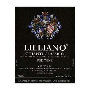  Tenuta Lilliano Chianti Classico 2009 375ML Grocery 