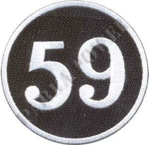 59 Club Patch, Fifty Nine Club, Cafe Racers, Motorcycle  