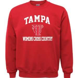  Tampa Spartans Red Womens Cross Country Arch Crewneck 