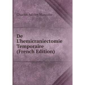  De Lhemicraniectomie Temporaire (French Edition) Charles 