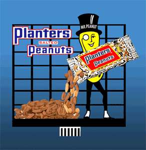 Miller Animated Billboard Sign Planters Peanuts N HO #7062 NEW  