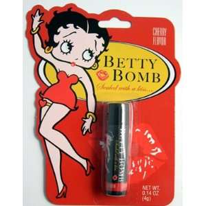  Betty Boop Betty Bomp Lip Gloss .14oz Cherry Flavor 