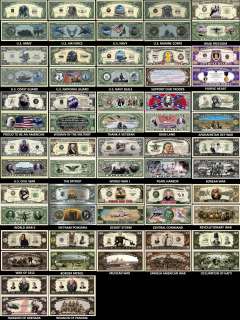 COMPLETE MILITARY DOLLAR BILL SET (32 BILLS)  