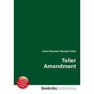  Teller Amendment Ronald Cohn Jesse Russell Books