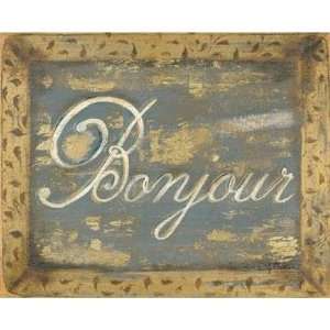  Bonjour Poster Print