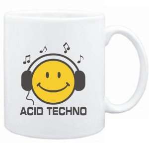  Mug White  Acid Techno   Smiley Music