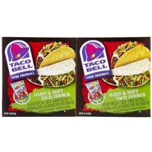  Taco Bell Home Originals Hard & Soft Taco Dinner Kit, 2 ct 