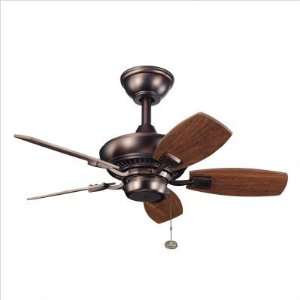 Bundle 74 Canfield 30 Ceiling Fan in Oil Brushed Bronze with Cherry 