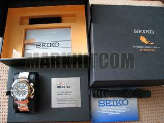 SEIKO PRINCE MONSTER 2008 Limited Edition SNM039K 200m diver watch 