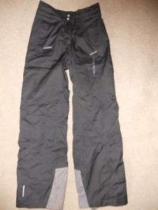   SALOMON Black Insulated waterproof Snow Ski Snowboard Pants 4 S  