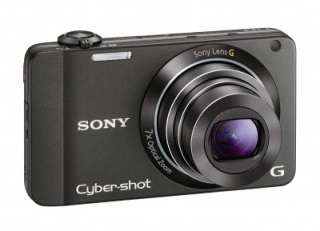 Sony Cyber Shot DSC WX10 16.2MP Black Digital HD 3D Camera 7x Zoom G 