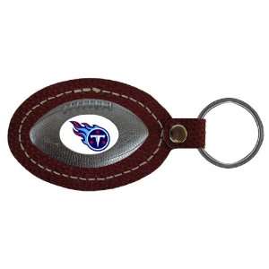  Tennessee Titans Leather Football Key Tag Sports 
