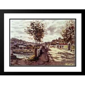   Framed and Double Matted The Seine At Bougival